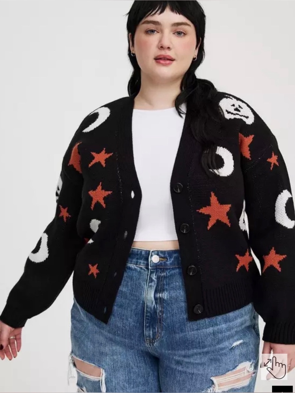 Torrid Halloween Button-Up Cardigan 🎃